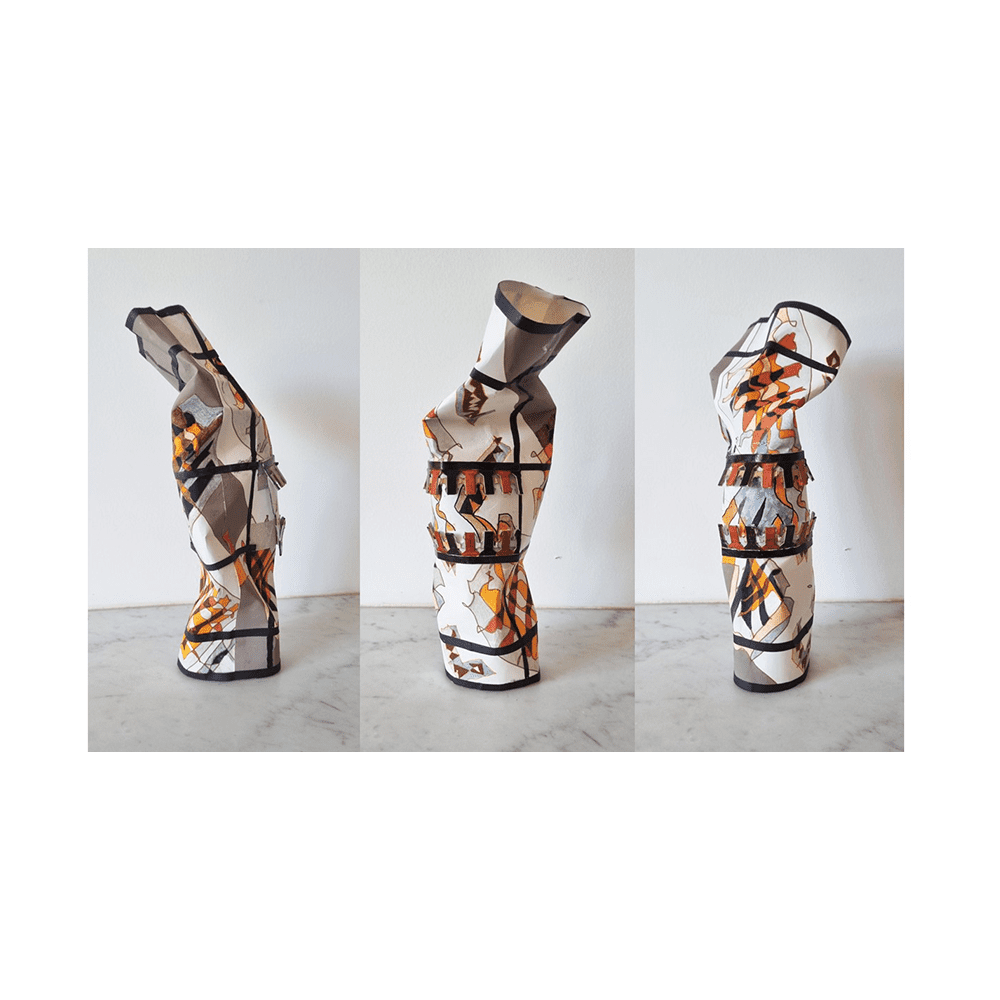 Sculpture polychrome réalisée par didier michel, catégorie méga